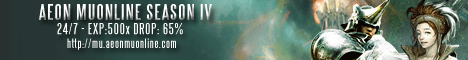 Aeon MU Season IV Mid Rate Server Banner