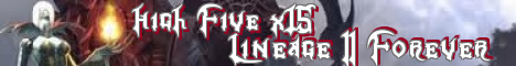 L2Forever High Five x15 Banner